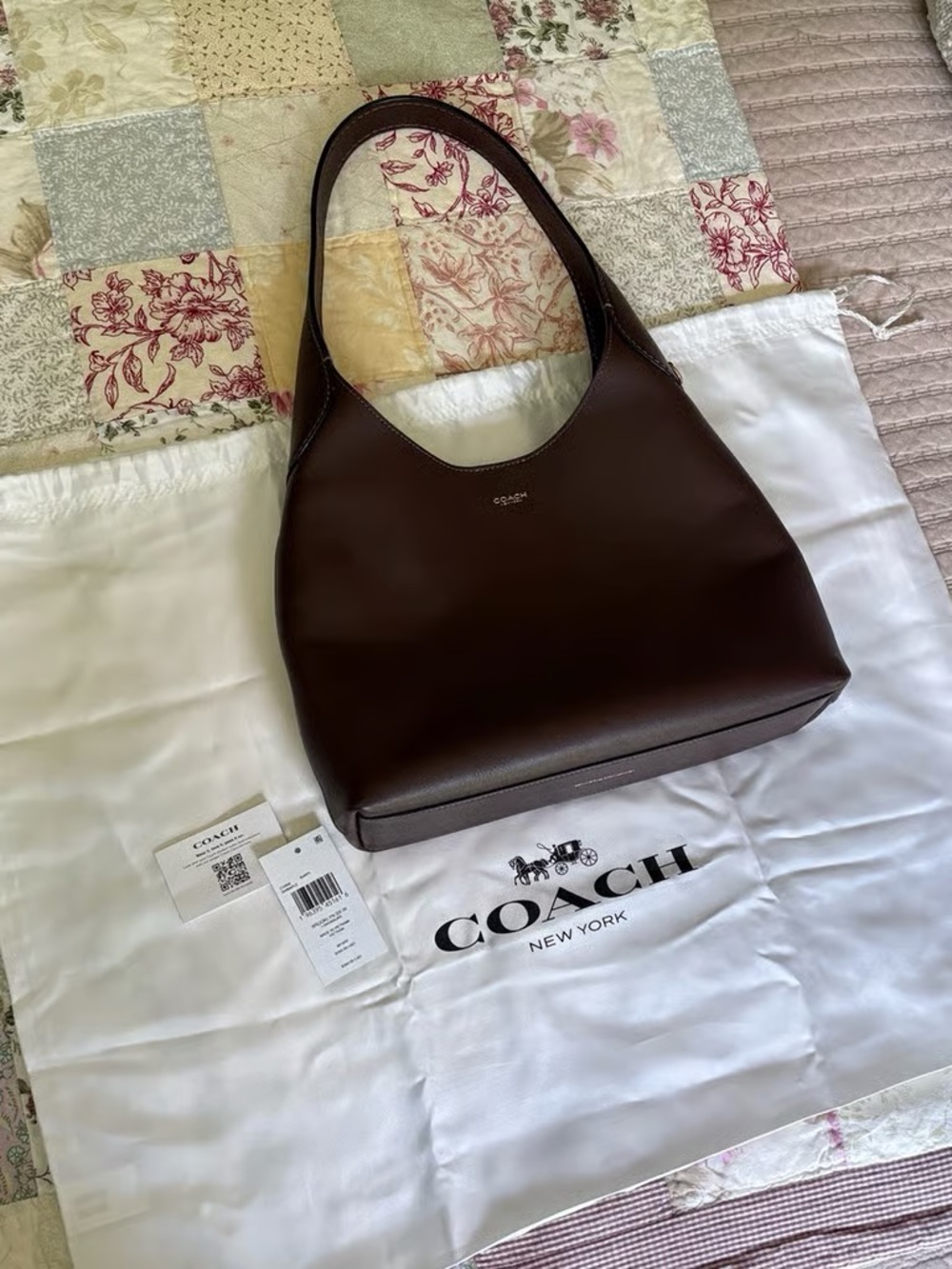 Coach Brown Leather Shoulder Bag